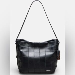 Coachtopia Alter/Ego Checkerboard Upcrafted Leather Hobo Bag